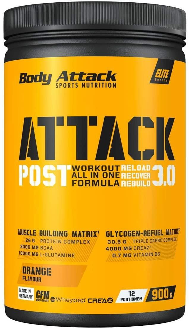 Anabolizéry a stimulanty Body Attack Post Attack Workout All In One Formula 900g, univerzální potréninková směs